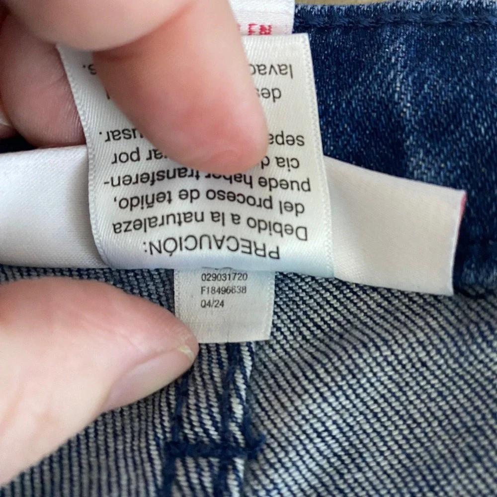 Isabel by Ingrid & Isabel Maternity Jeans 8 Blue 80's Slim‎ Elastic Side Panel